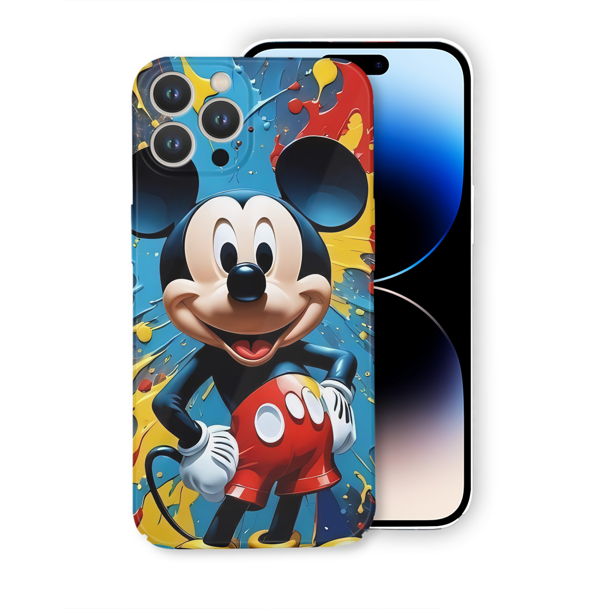 （画像用） ミッキーマウス Mickey Mouse 【iPhone 14シリーズ対応】ハードケース